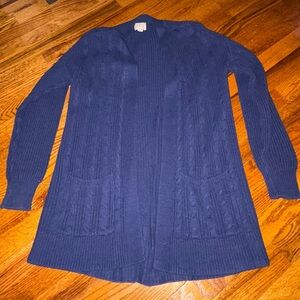St. John's Bay Deep Blue Women's Cardigan